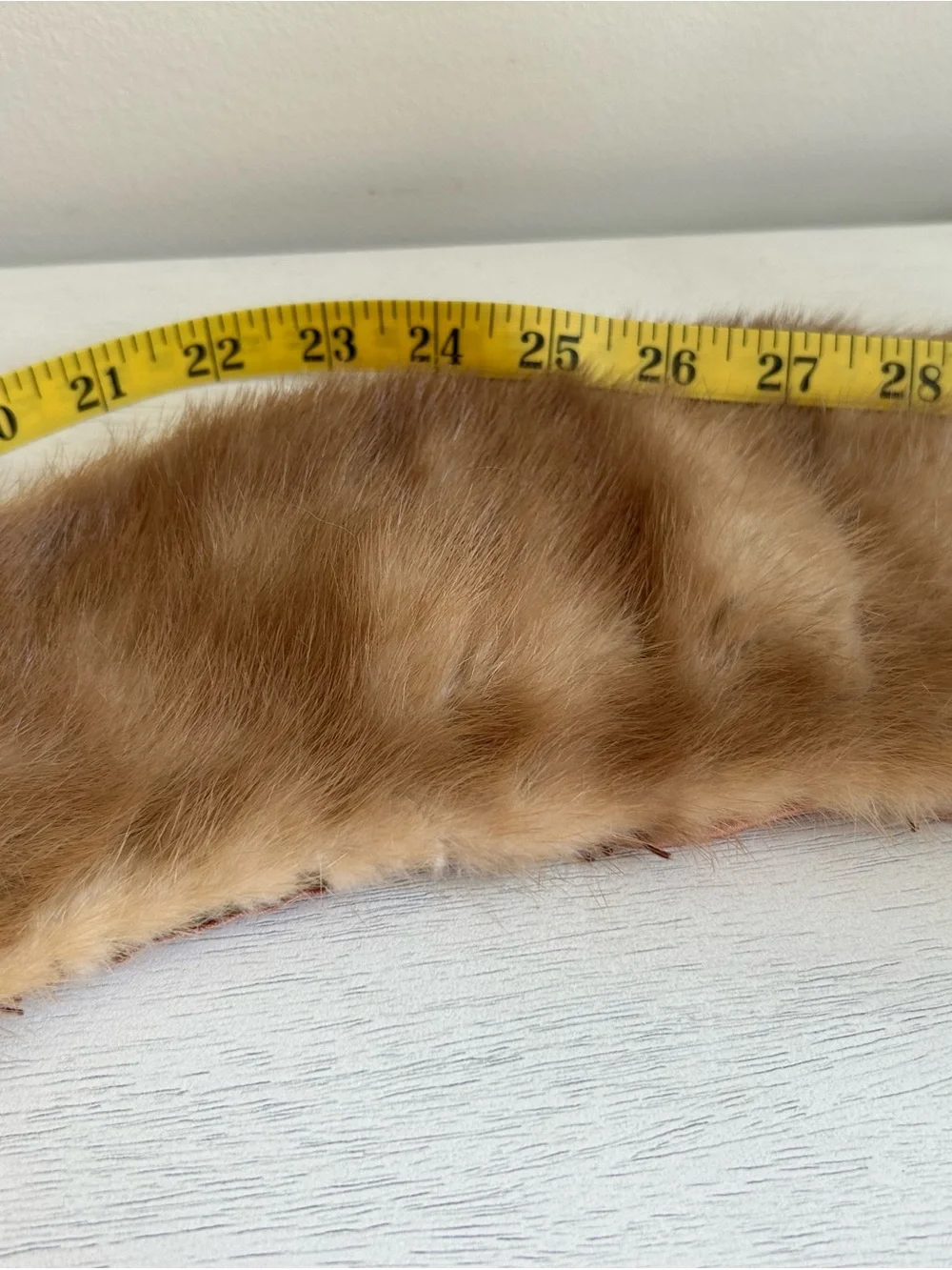 Classic Fur Collar in Light Brown